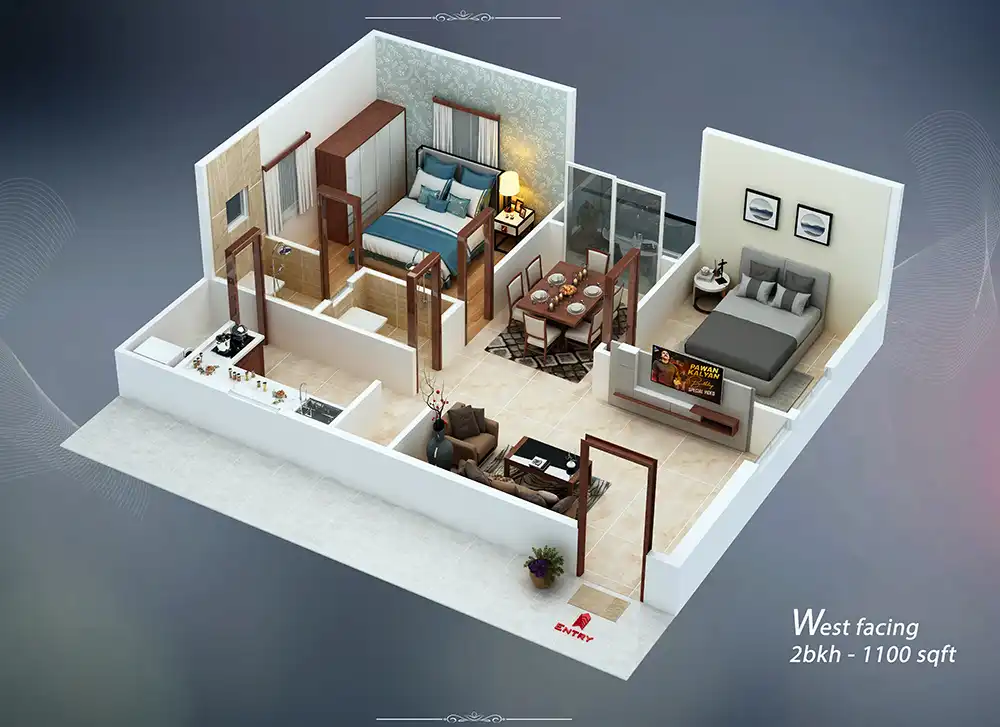 VillasamBlock1_West 2 bhk